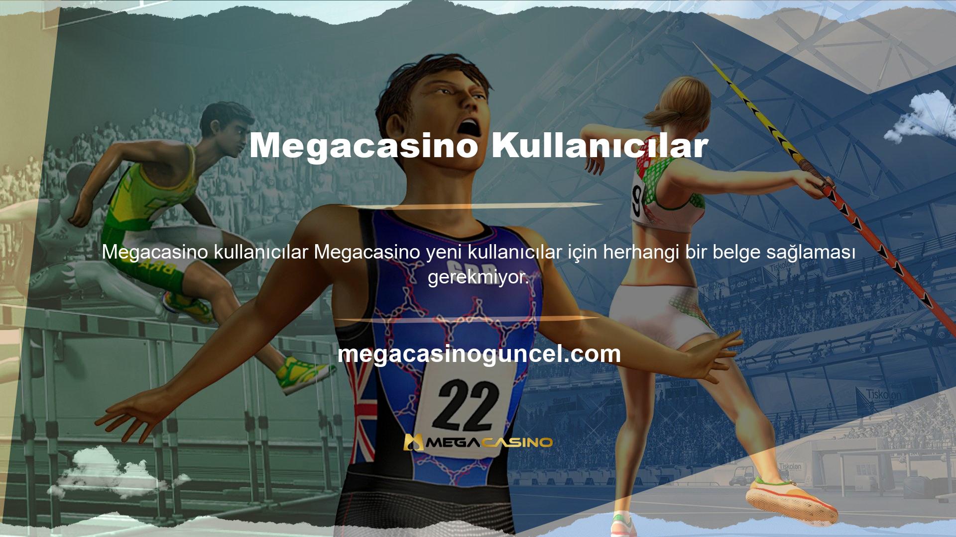 Megacasino web sitesine üye olmak için yukarıdaki öğeleri takip ederseniz, giriş yapabilir ve kaydolabilirsiniz