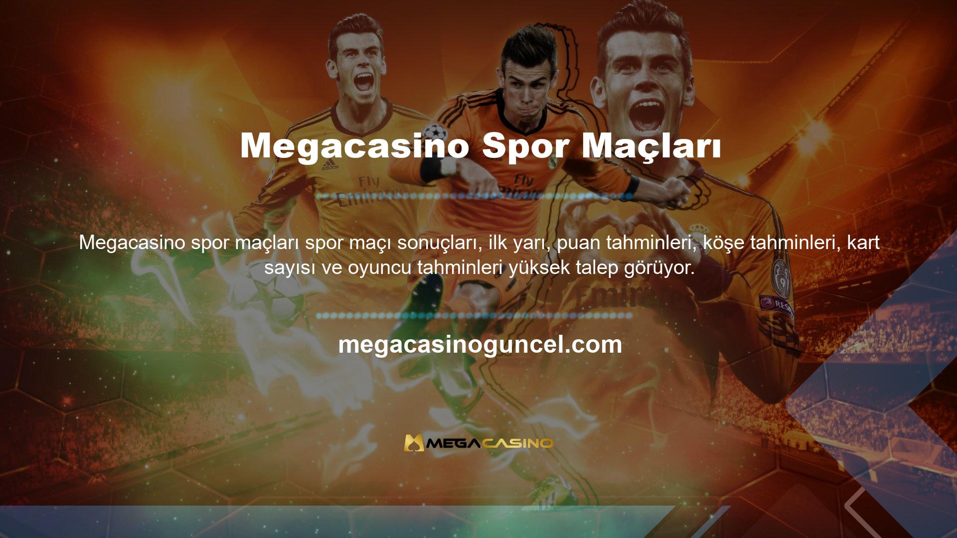 Ama endişelenmeyin, Megacasino çevrimiçi bahis etkinliklerinde popüler sporlara bahis yapmak zorunda değilsiniz