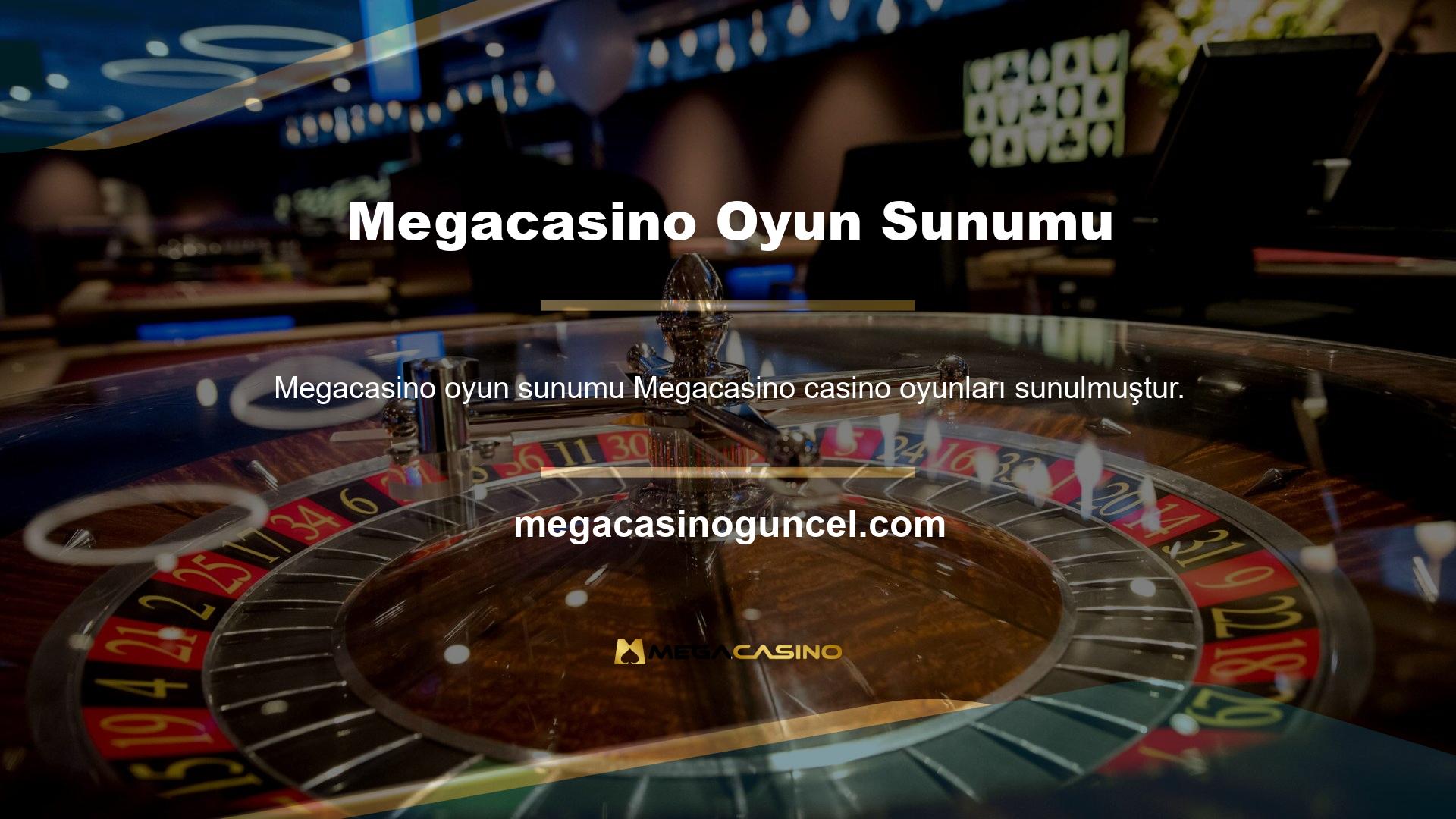 Megacasino casino oyun sağlayıcısı web sitesi Casino oyunları, üyelerimiz için bu kadar yüksek kalitede olmasının ana nedenlerinden biridir